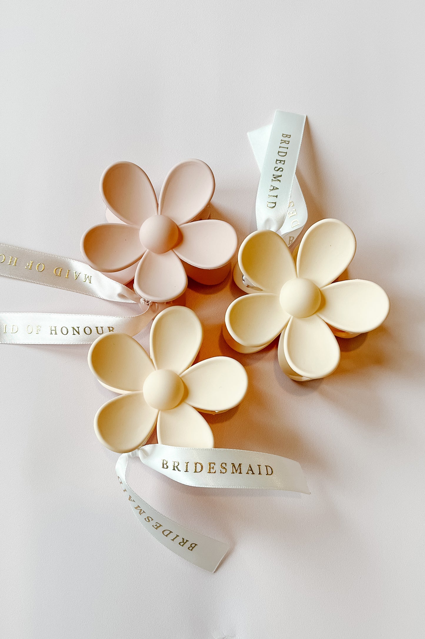 Bridesmaid Flower Hair Claws