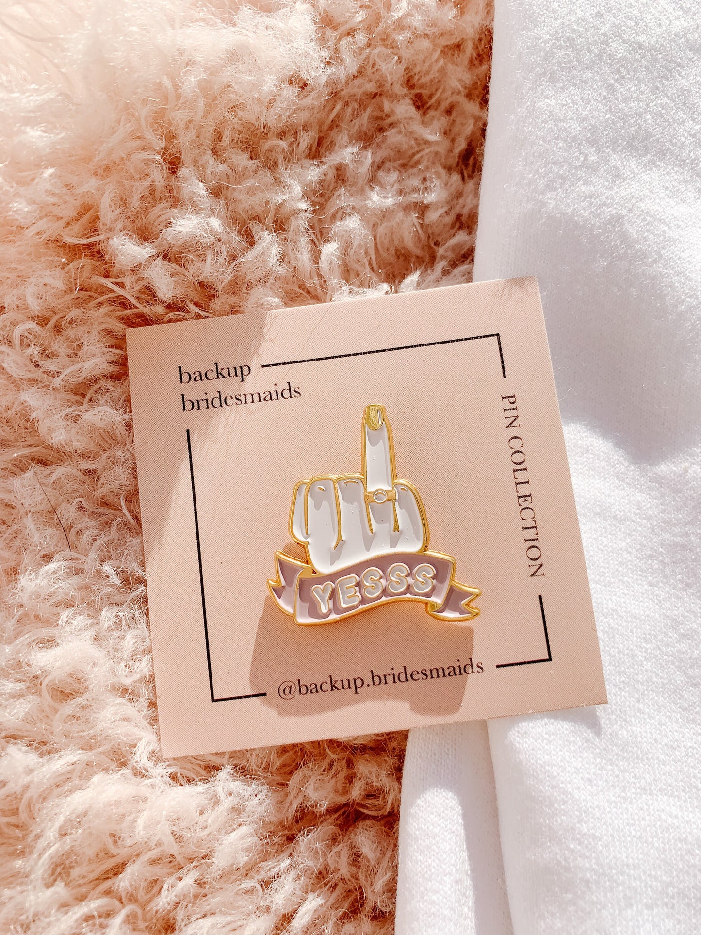 Yesss Enamel Pin