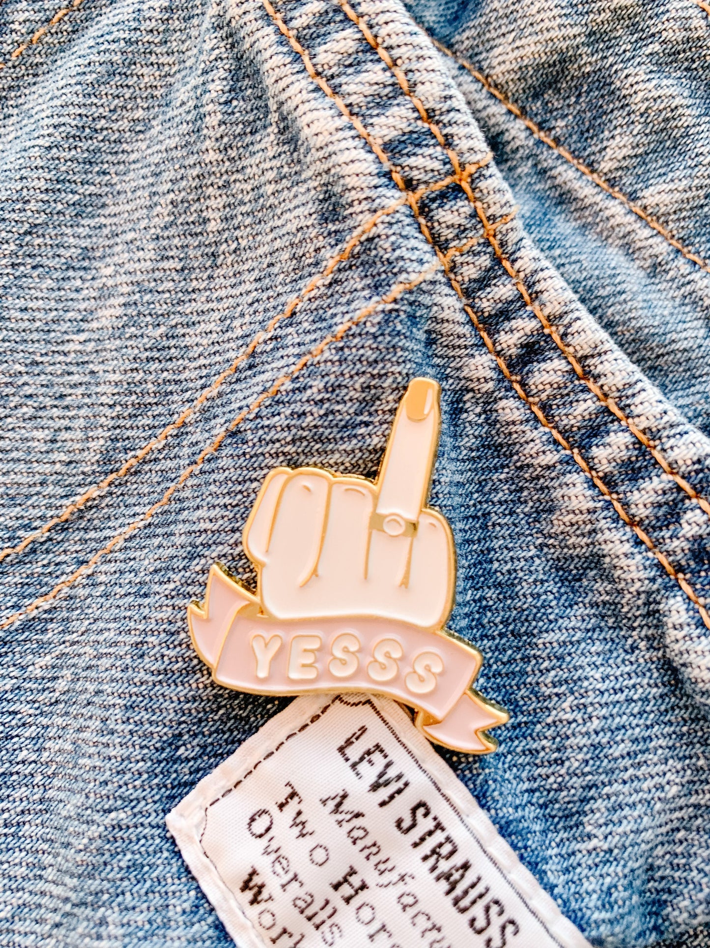 Yesss Enamel Pin