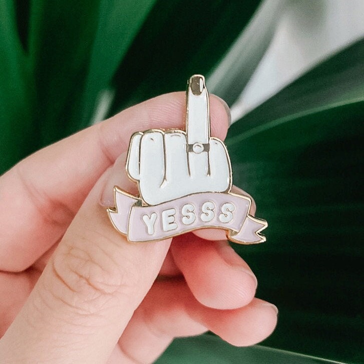 Yesss Enamel Pin