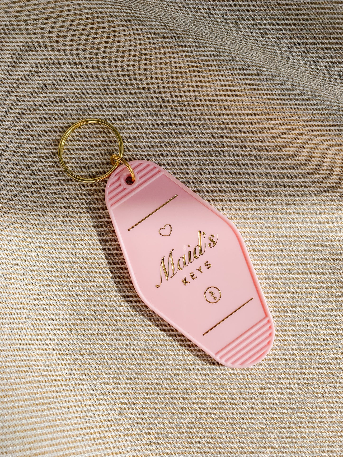 Bride and Bridesmaid Motel Keychains