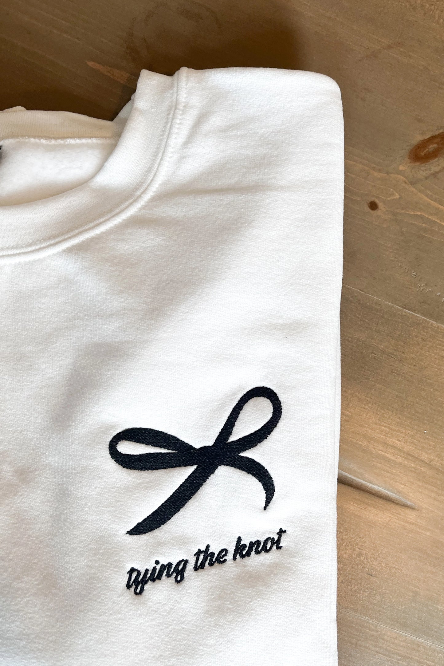 Tying the Knot Minimalist Sweatshirt