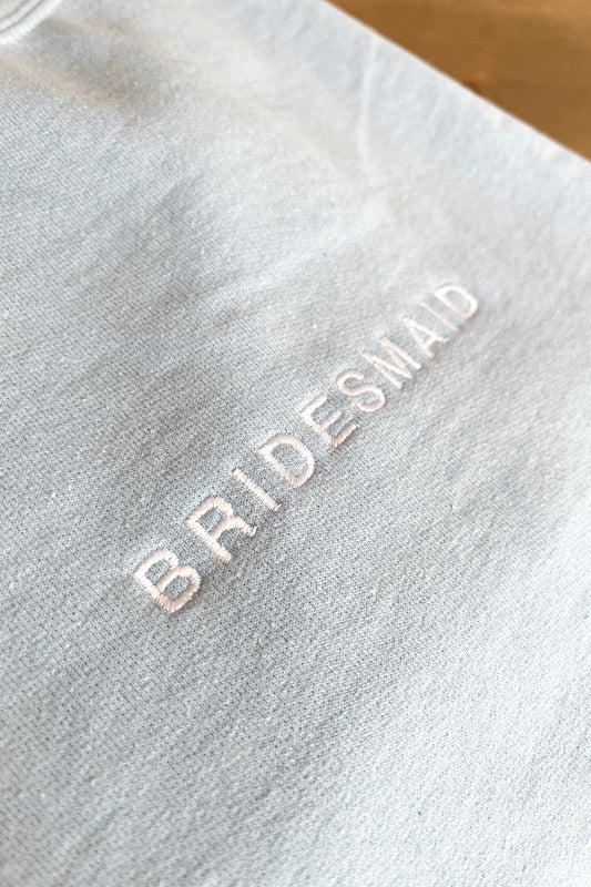 Bridesmaid Minimalist Sweatshirt