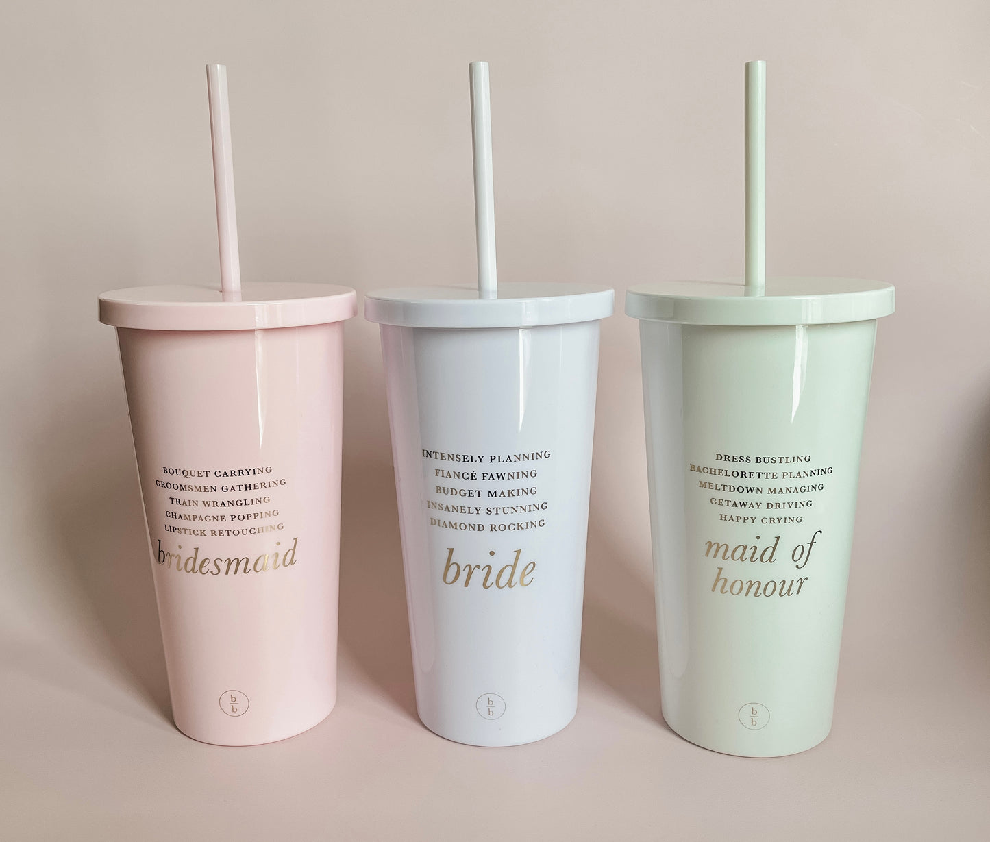 Bride & Bridal Party Tumblers