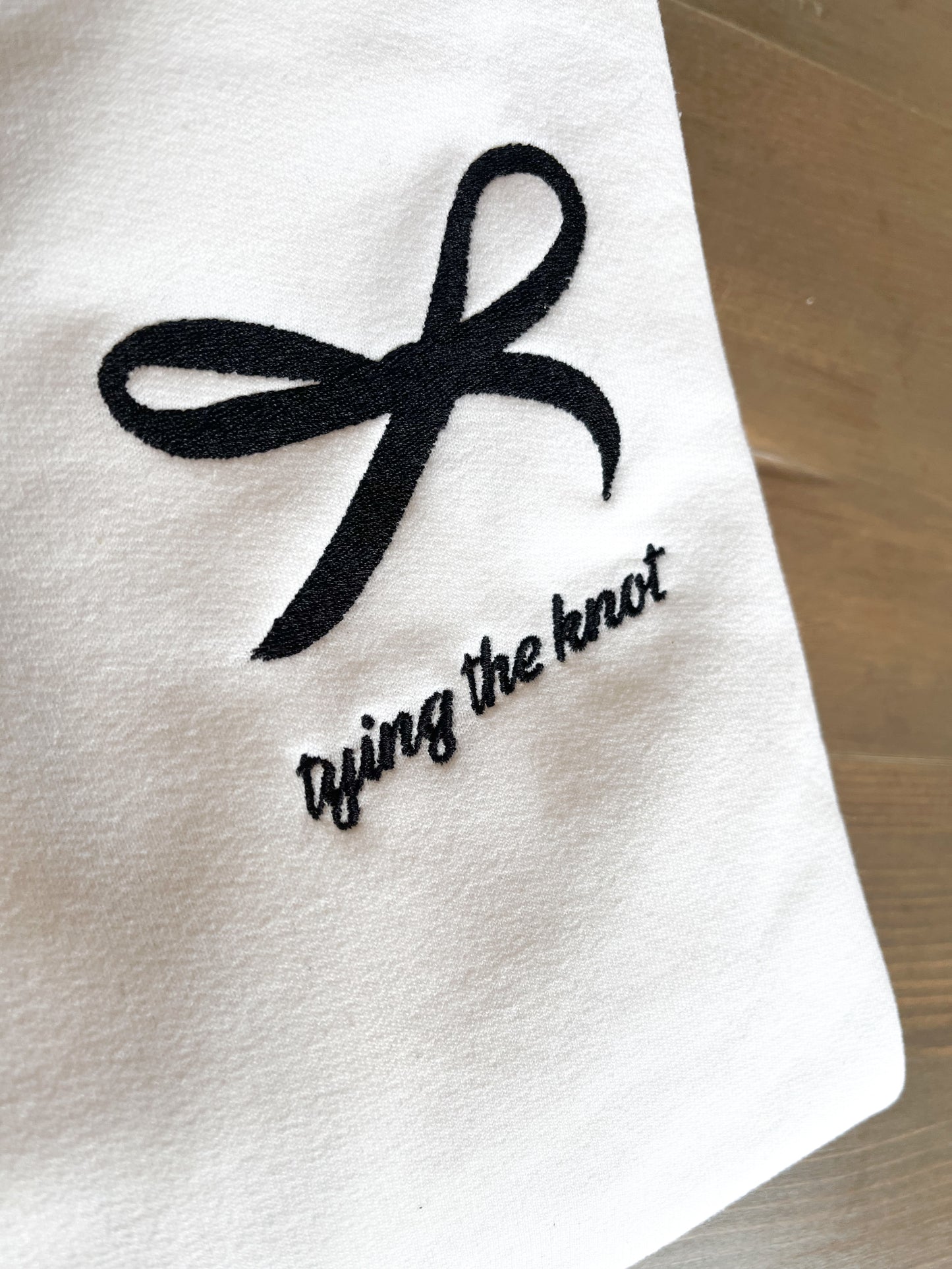 Tying the Knot Minimalist Sweatshirt