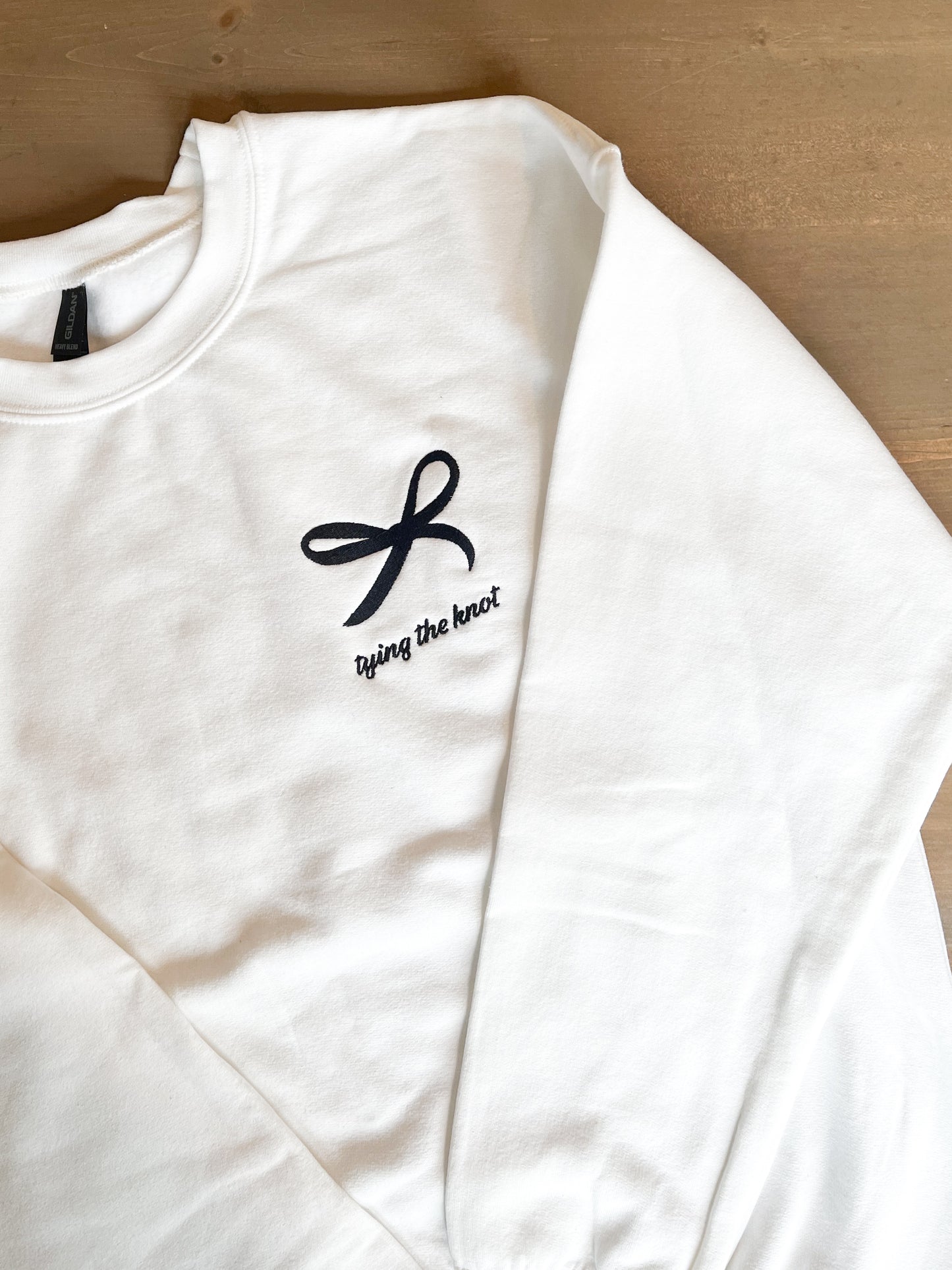 Tying the Knot Minimalist Sweatshirt