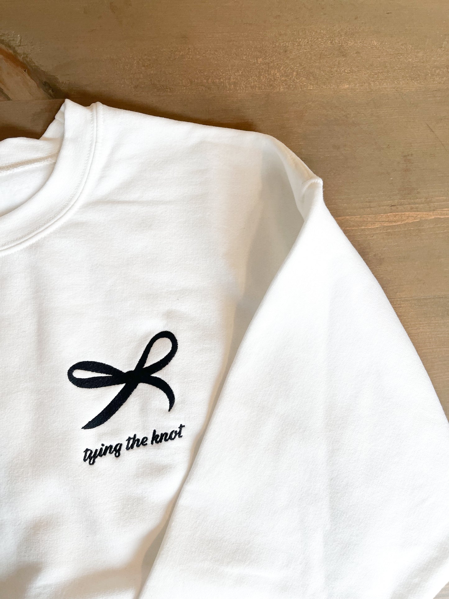 Tying the Knot Minimalist Sweatshirt