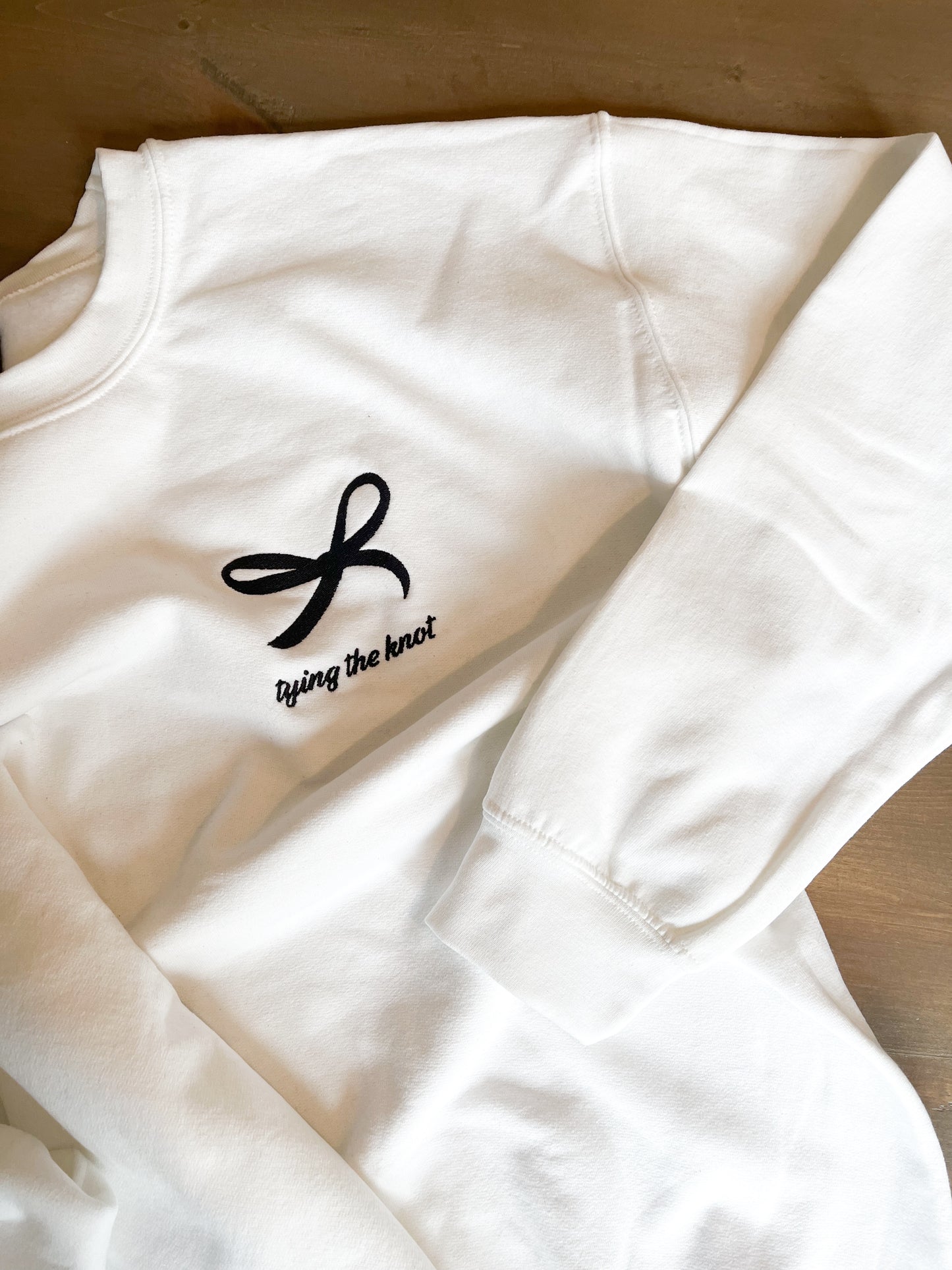 Tying the Knot Minimalist Sweatshirt