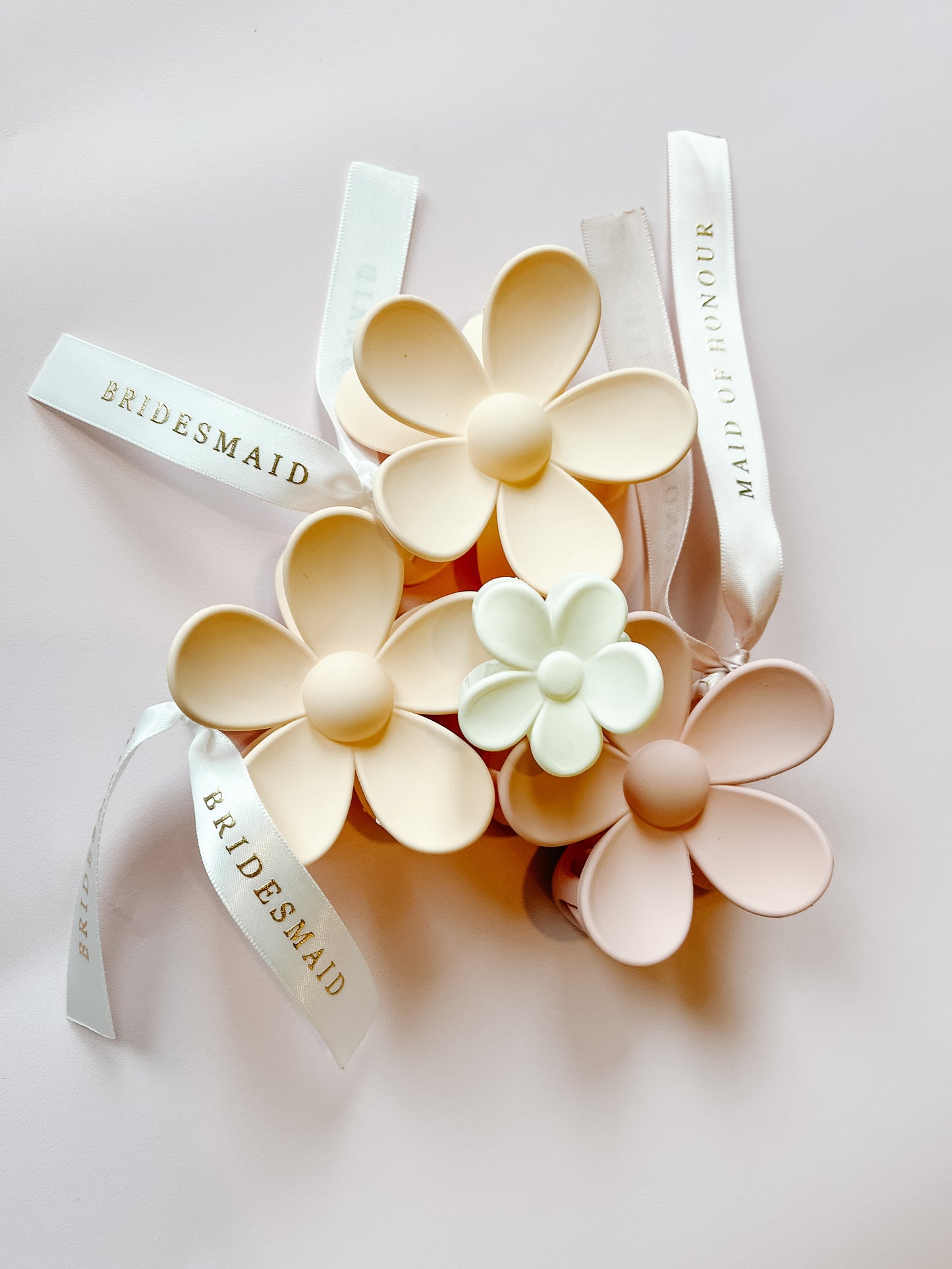 Bridesmaid Flower Hair Claws