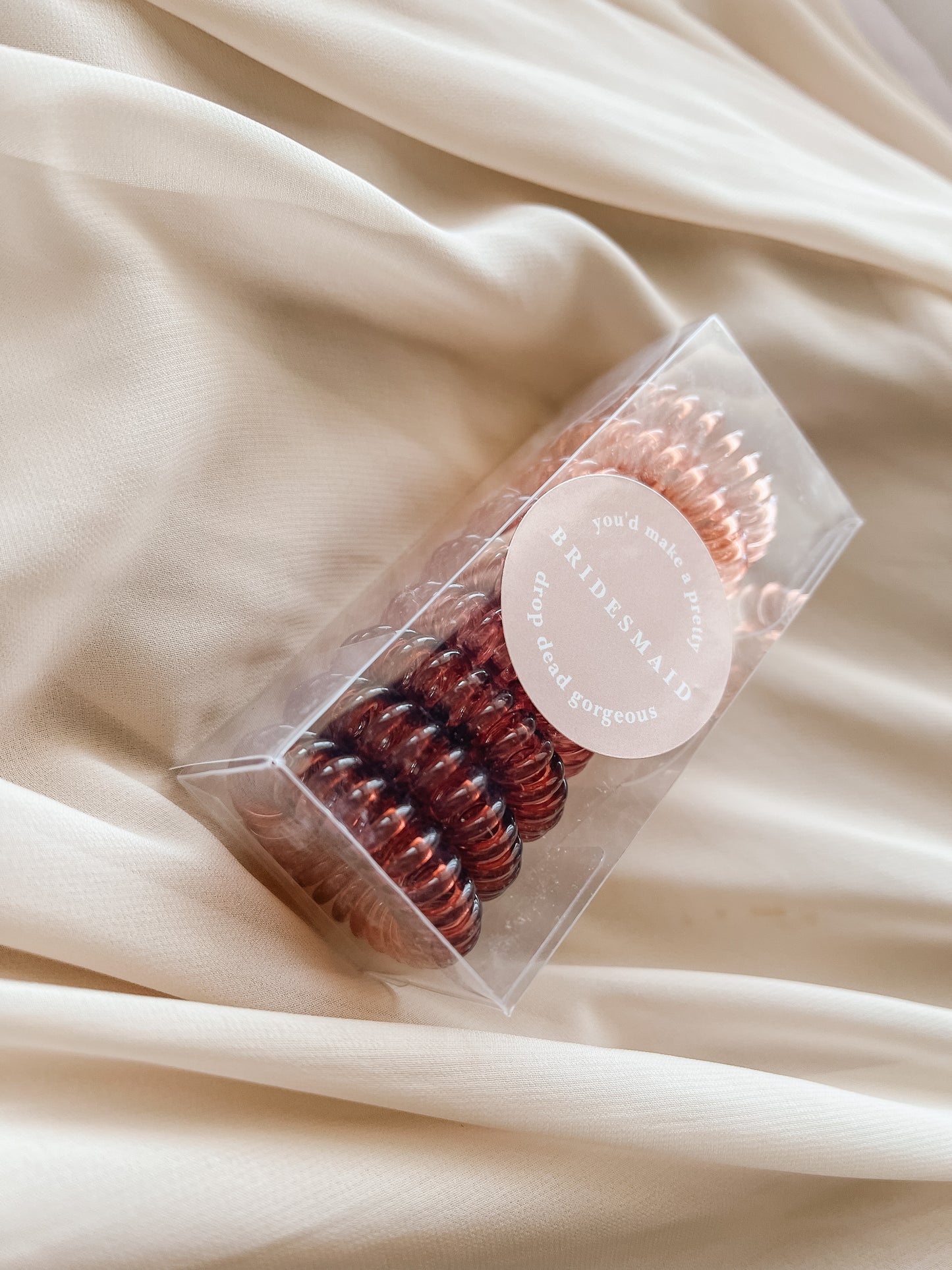 Bridesmaid Spiral Hair Ties