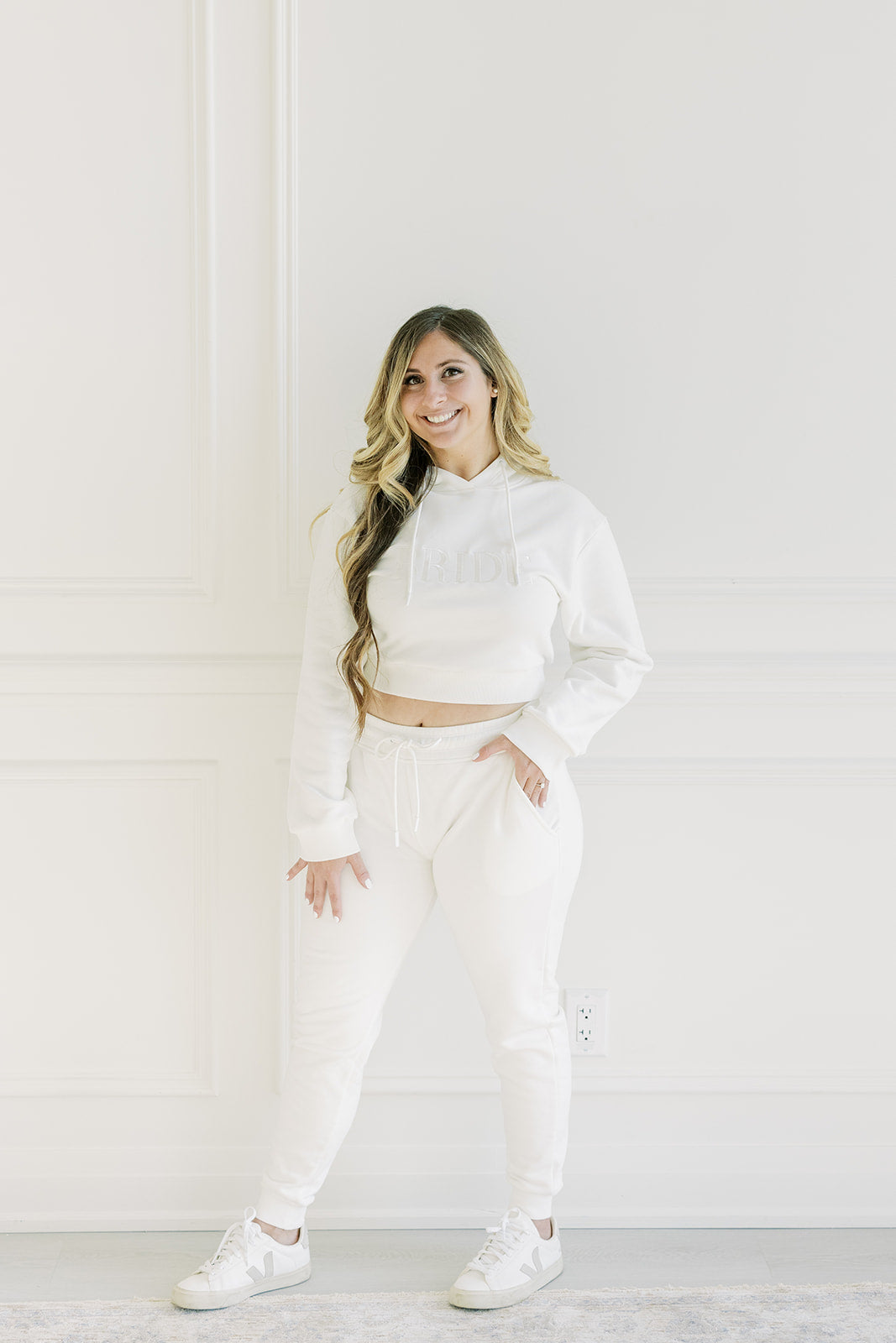 Bride Crop Sweatshirt