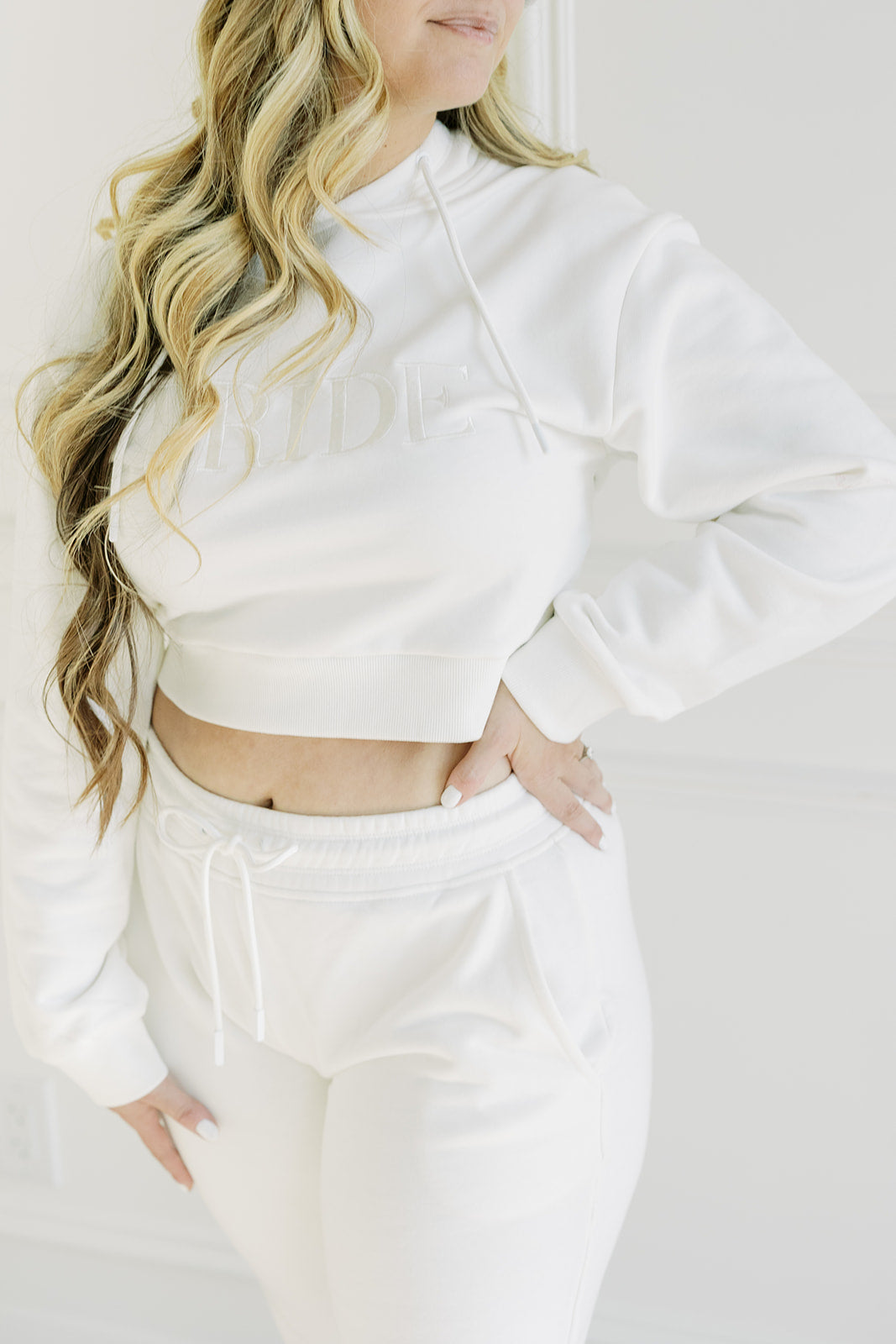 Bride Crop Sweatshirt