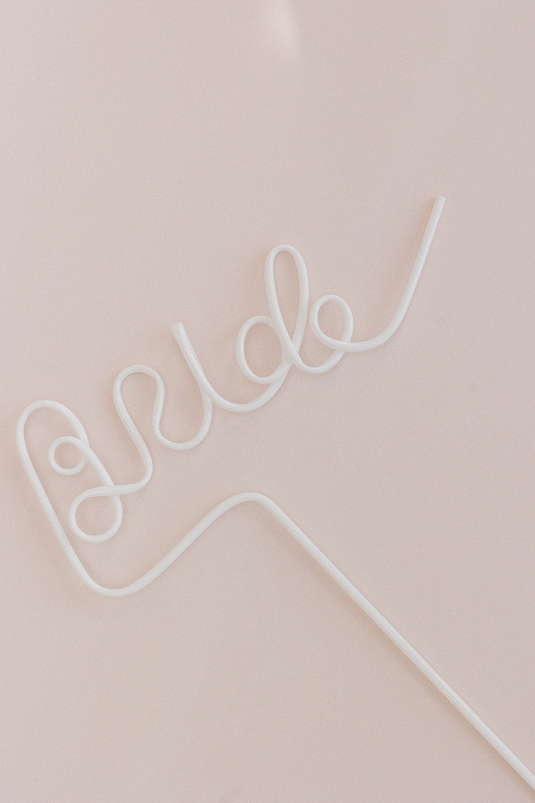 White Bride Straw