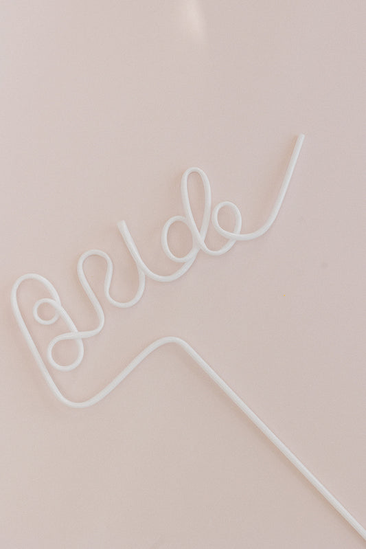 White Bride Straw