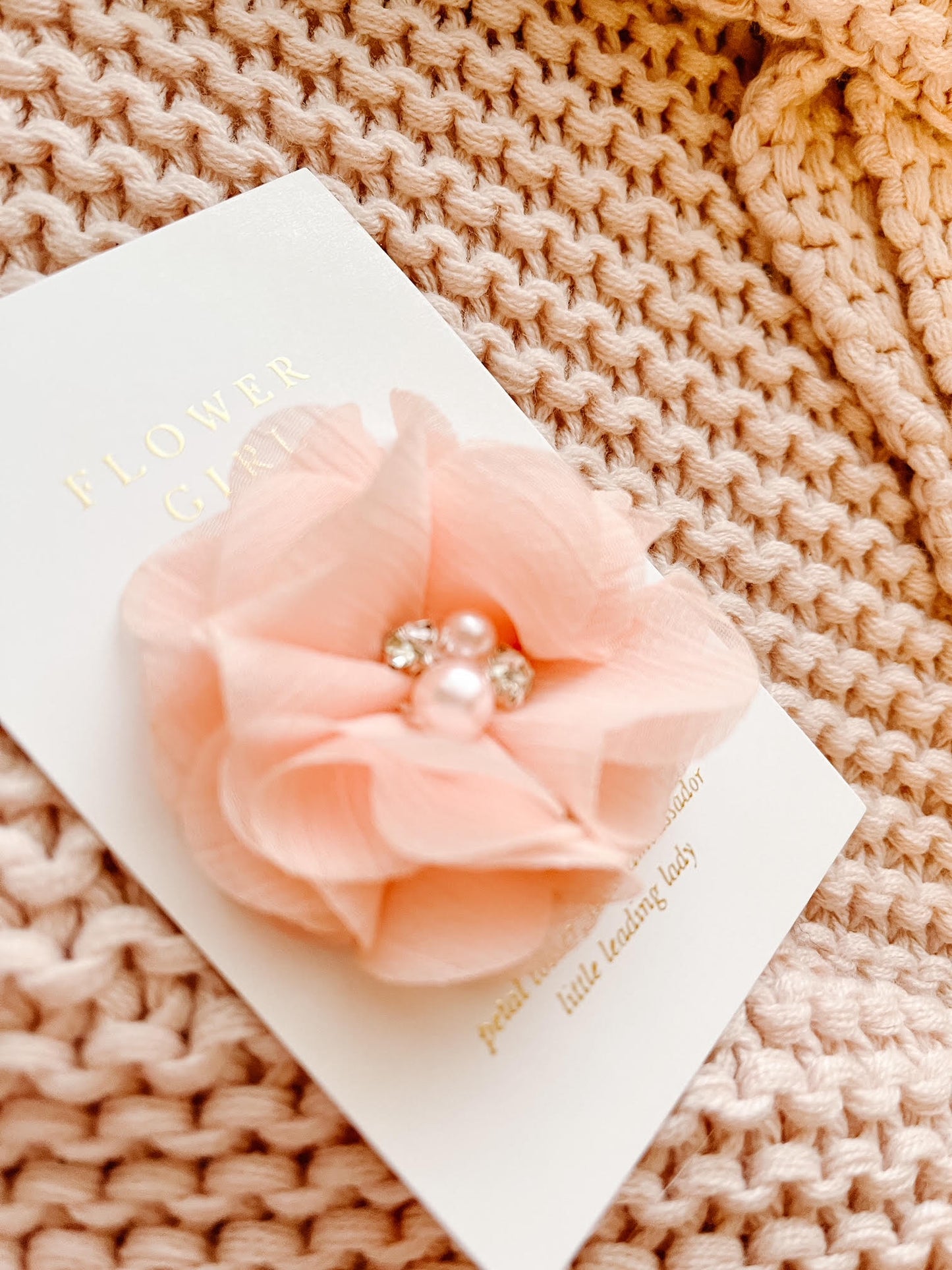 Flower Girl Hair Clip