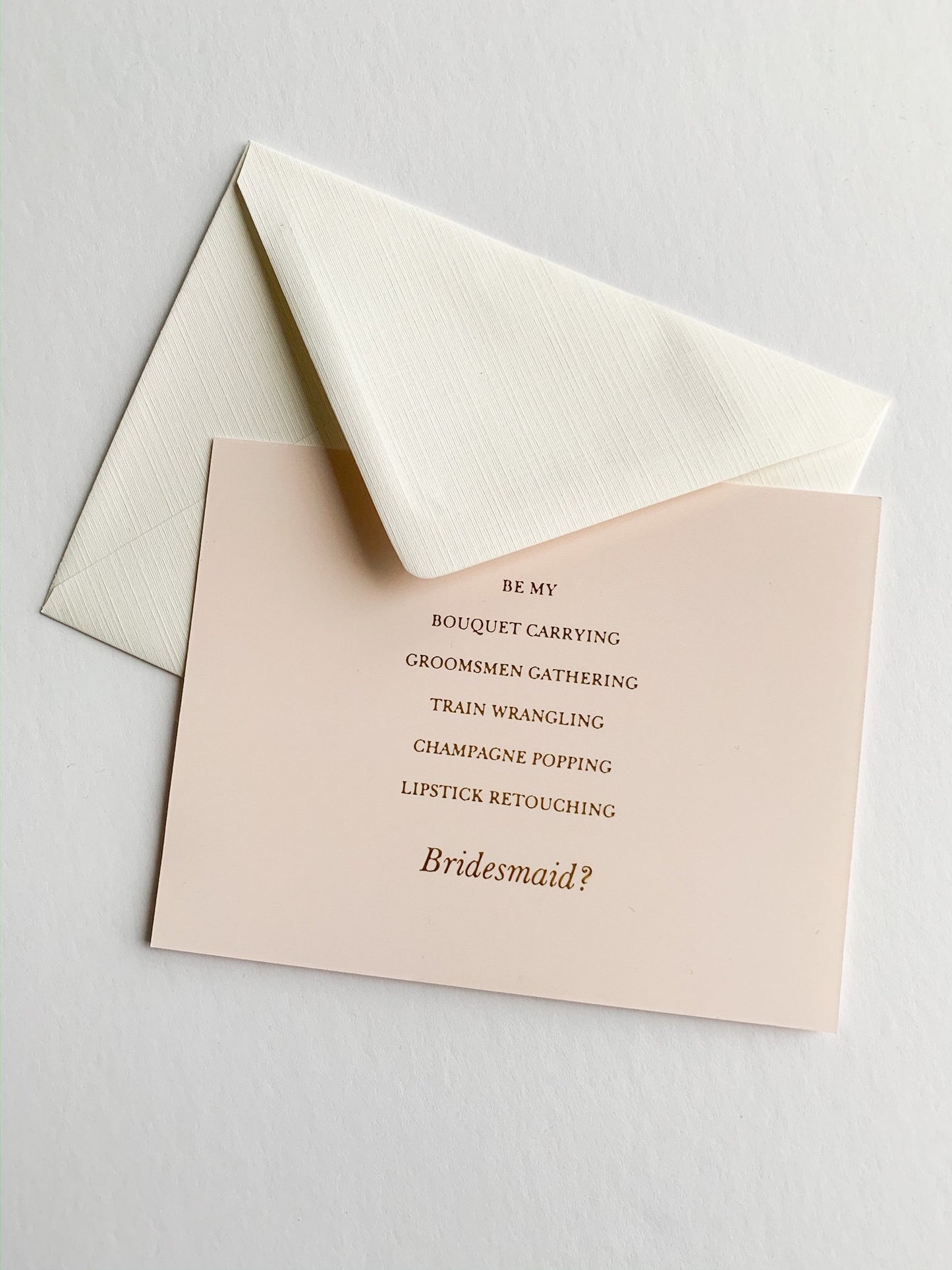 Bridesmaid & MOH Proposal Cards