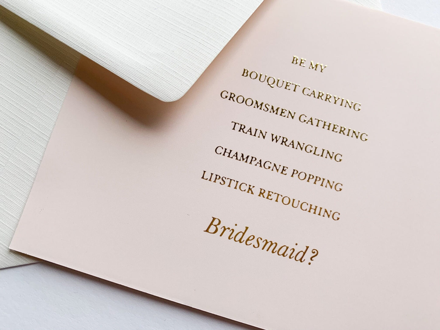 Bridesmaid & MOH Proposal Cards