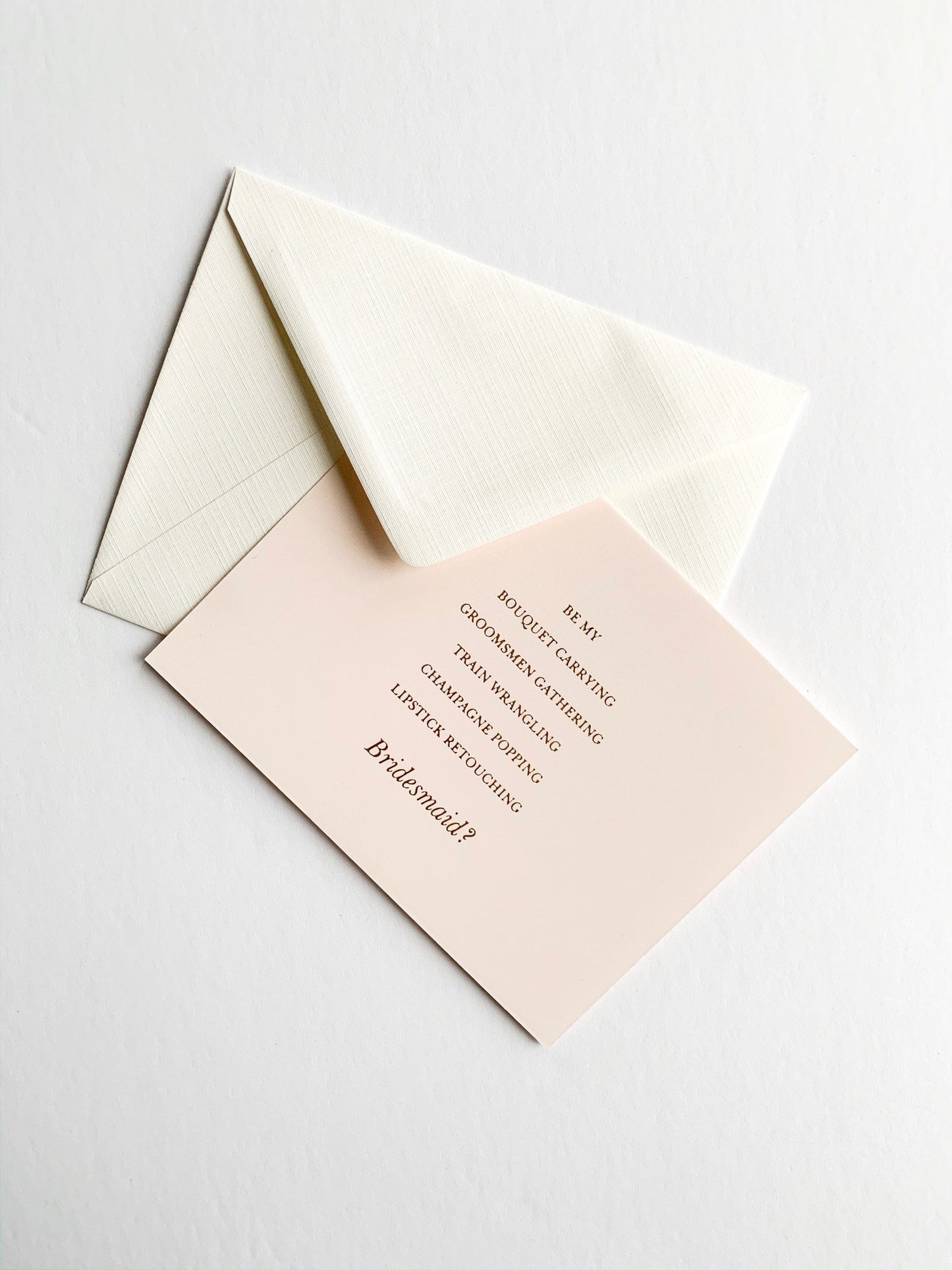 Bridesmaid & MOH Proposal Cards