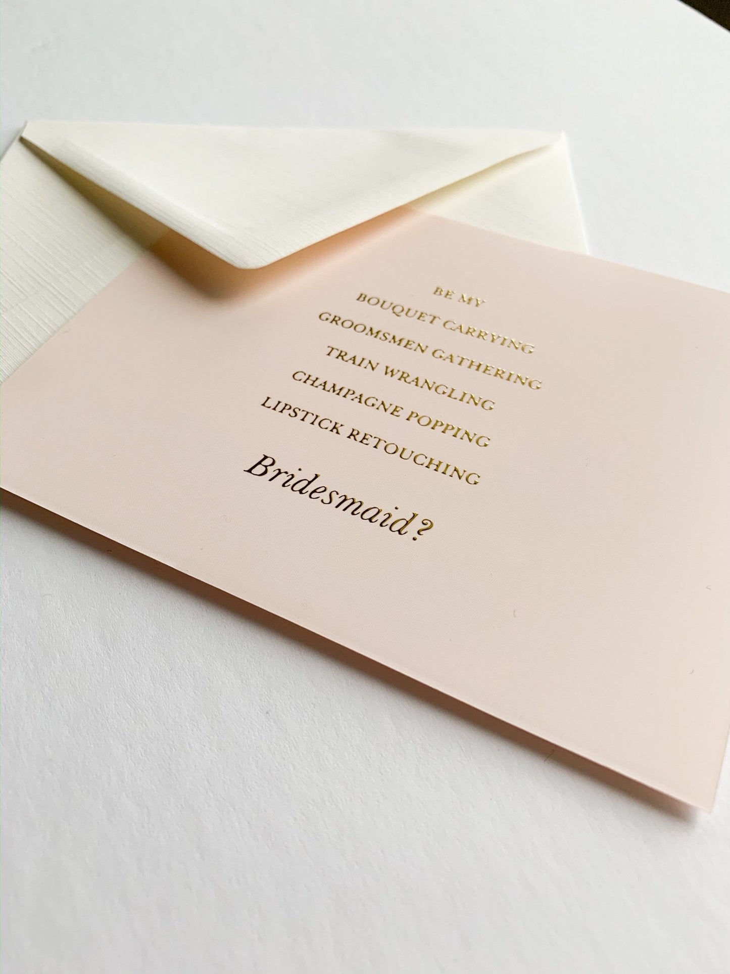 Bridesmaid & MOH Proposal Cards