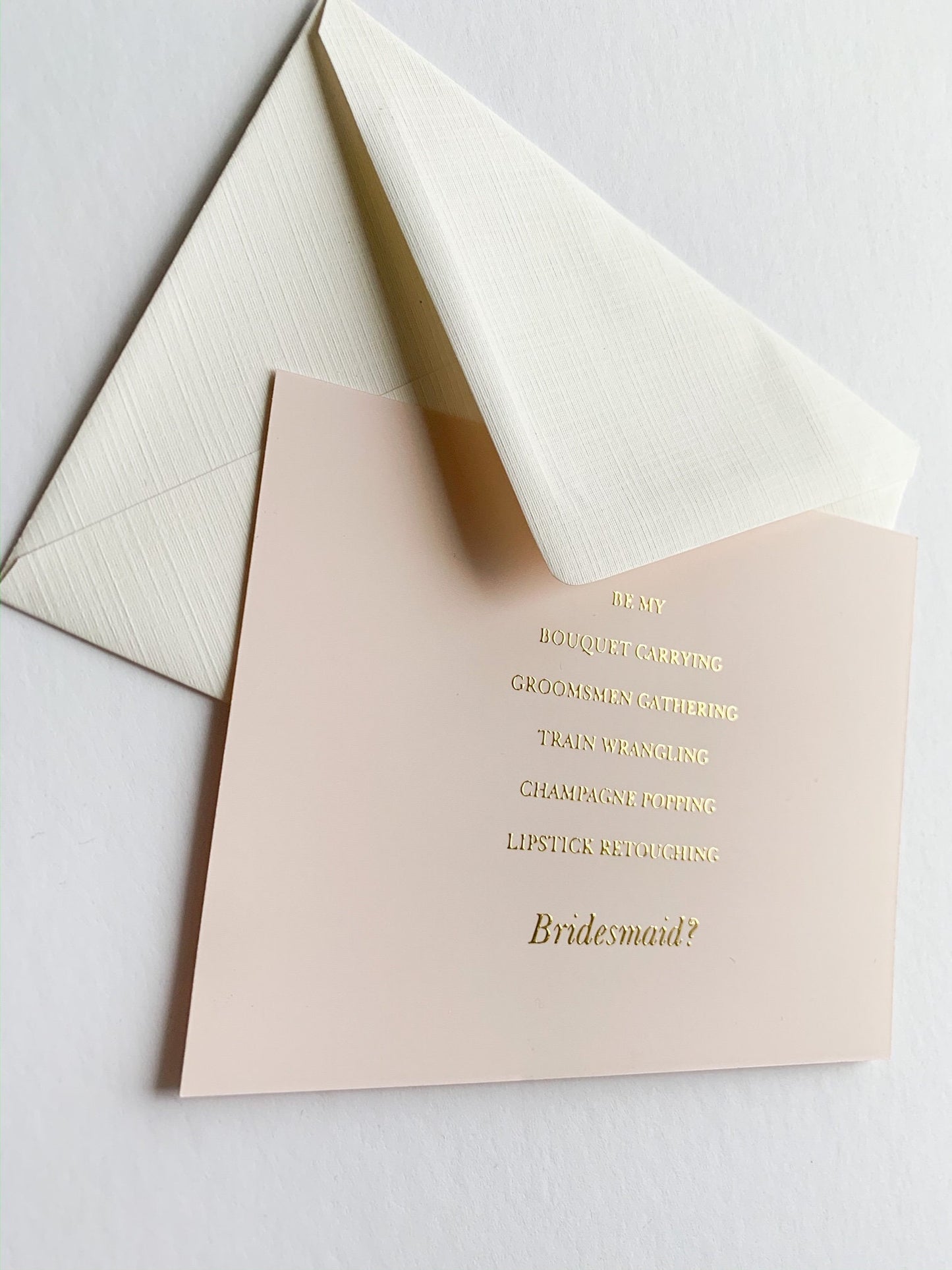 Bridesmaid & MOH Proposal Cards