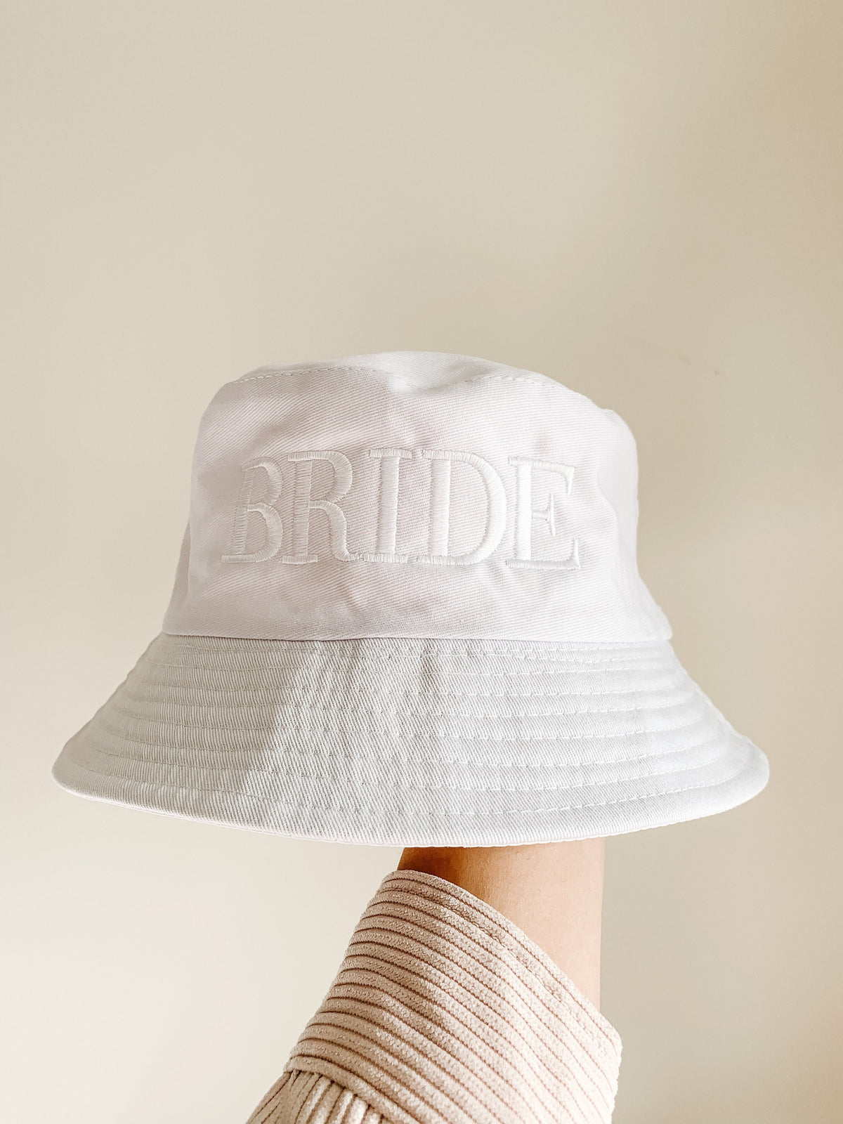 5732 Bride Straw Bucket Hat | Beach Bachelorette Accessory, Bridal Coastal Cowgirl Hats | Bachelorette Party Hats | Straw Bride  main image 4