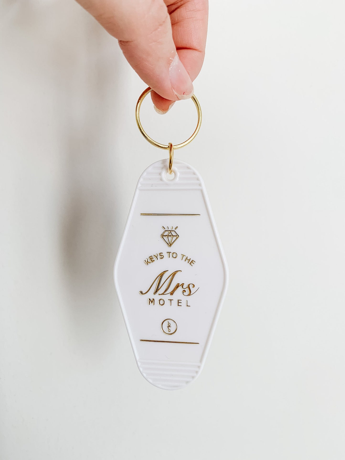 Bride and Bridesmaid Motel Keychains